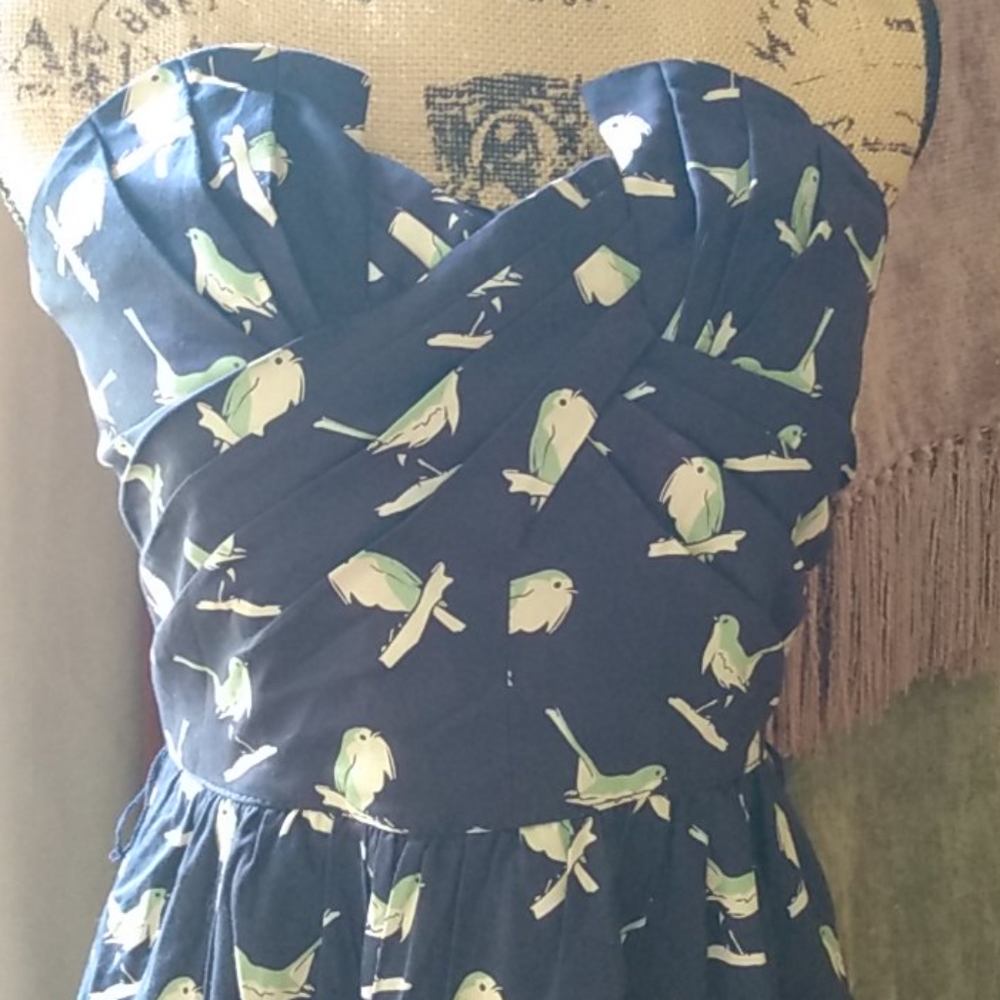 Porridge Anthropologie Sing Sweetly Strapless Dres - Picture 7 of 10